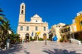 Old monastery Arkadi in Greece, Chania, Crete. Royalty Free Stock Photo