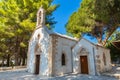 Old monastery Arkadi in Greece, Chania, Crete. Royalty Free Stock Photo