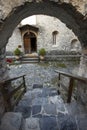 Old monastery view from stairs Royalty Free Stock Photo
