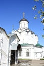 Old monastery wall in Vladimir, Russia. Royalty Free Stock Photo