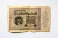 Old Money During the Hyperinflation in Germany