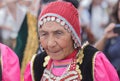 Old mongolian woman portrait