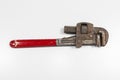 Monkey wrench isolated on white background Royalty Free Stock Photo