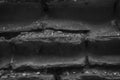 Old monochrome brick wall, stone background or rock surface - good for web site or mobile devices