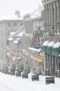 Old Montreal in winter