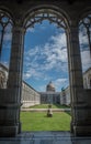 Old monumental cemetery on Piazza dei Miracoli in Pisa, Tuscany, Italy