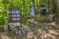 Old moonshine still hidden in the woods