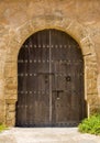 Old moroccan door Royalty Free Stock Photo