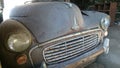 Old Morris Minor Rusty Car Barn Find