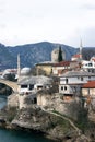 Old Mostar near the Neretva river