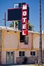 Old motel sign Royalty Free Stock Photo