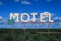 Old Motel Sign Royalty Free Stock Photo