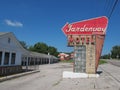 Old motel sign along route 66