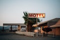 Old motel sign in Niland, near the Salton Sea, California