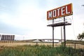 Old motel sign