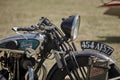 Old motorbike detail front Royalty Free Stock Photo