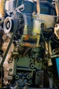Old motorboat engine Royalty Free Stock Photo