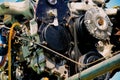 Old motorboat engine Royalty Free Stock Photo