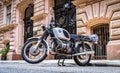 Old motorcycle BMW R75/5. Royalty Free Stock Photo