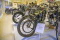 Old motorcycle, 1921 bsa england Royalty Free Stock Photo
