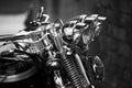 Old motorcycle Royalty Free Stock Photo