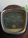 old motorcycle speedometer Royalty Free Stock Photo