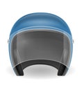 old motorcyclist helmet for driving a motorbike vector illustration Royalty Free Stock Photo