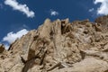 Old mountain of the Ritu County in Tibet, China Royalty Free Stock Photo