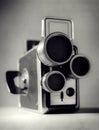 Old movie camera Royalty Free Stock Photo