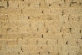 Old mud bricks wall closeup Royalty Free Stock Photo