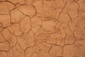 Old mud wall plaster with cracks closeup Royalty Free Stock Photo