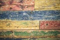 Old multicolour wooden background, perfect textured pattern