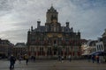 Old municipality in the city center of Delft, Netherlands Royalty Free Stock Photo