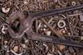 Old nail puller Royalty Free Stock Photo