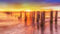 Old Naples Pier, Florida USA Royalty Free Stock Photo