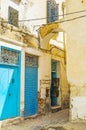 The backstreets of Sfax, Tunisia Royalty Free Stock Photo