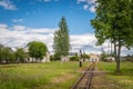 Old narrow gauge railway in Gulbene, Latvia