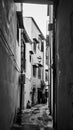 Old narrow side street in Palermo