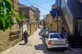 Old narrow stone street in Derbent