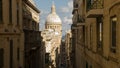 Old narrow street of european town Royalty Free Stock Photo