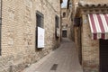 A old narrow street in jewish quarter of Toledo, Spain Royalty Free Stock Photo