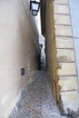 Old narrow streets of Le Puy en Velay, France