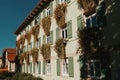 Old national German town house in Bietigheim-Bissingen, Baden-Wuerttemberg, Germany, Europe. Old Town is full of Royalty Free Stock Photo