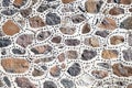 Old natural stone pavement background Royalty Free Stock Photo