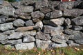 old natural stone wall background Royalty Free Stock Photo