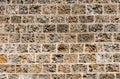 Old natural tuff stone wall