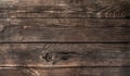 Old natural wooden background or rustic texture. Wood table or floor, top view, flat lay Royalty Free Stock Photo