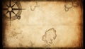 Old nautical grunge map background