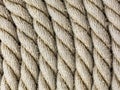 Circle rounded antique chest rope coil Royalty Free Stock Photo