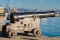 Old Naval Cannon - La Spezia Italy Royalty Free Stock Photo